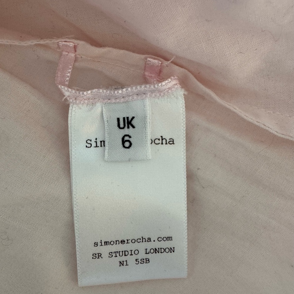 Simone Rocha Pink Ruffled Women's Top 🔝 - Picture 5 of 6